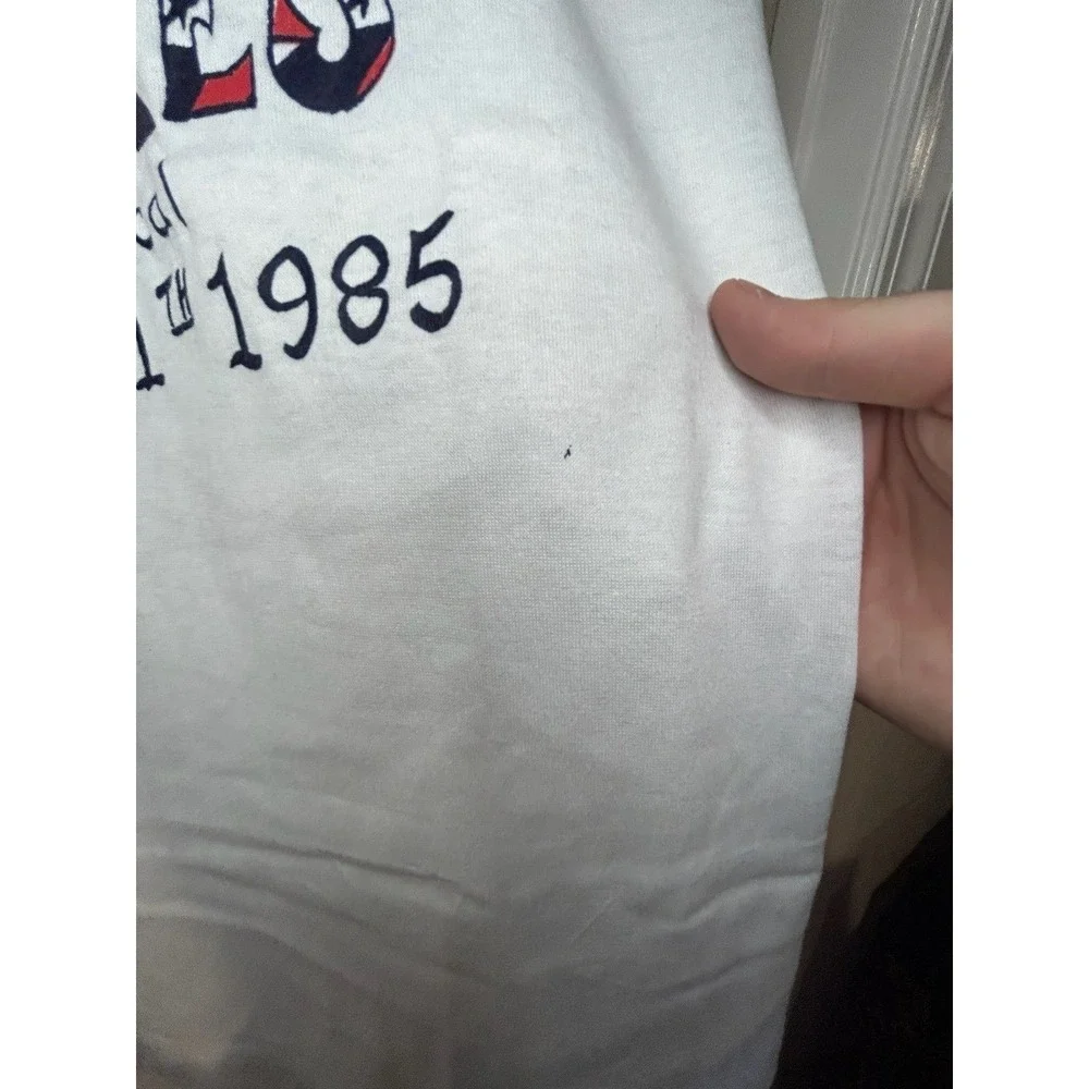 Vintage 1985 Single Stitch Middle School Musical Ringer T-Shirt Mens‎ Medium